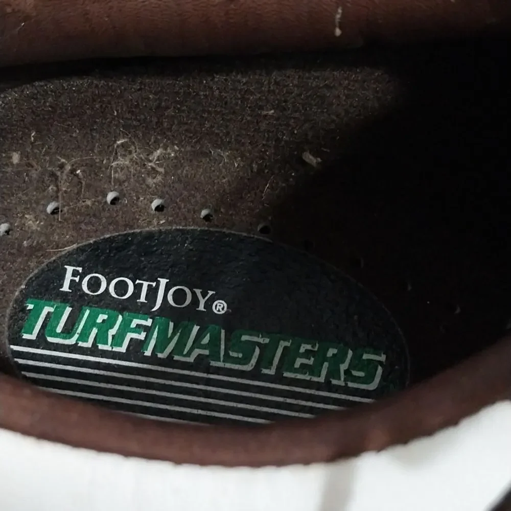 FootJoy Brown and White Men's Oxfords...SIZE  7.5 XW...
